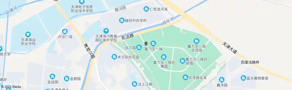 天津合安园_公交站地图_天津公交_妙搜公交查询2025
