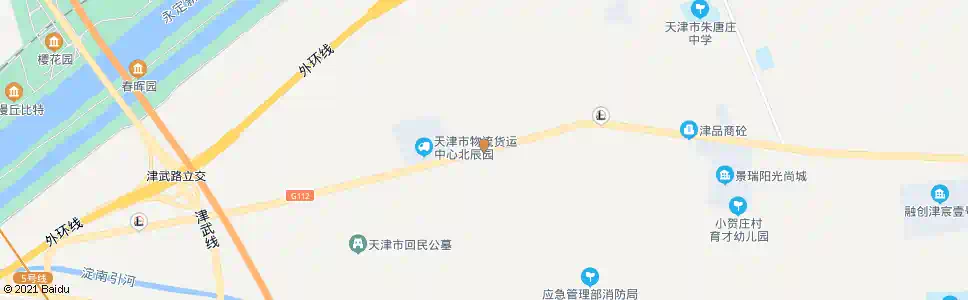 天津北麻疸村_公交站地图_天津公交_妙搜公交查询2025