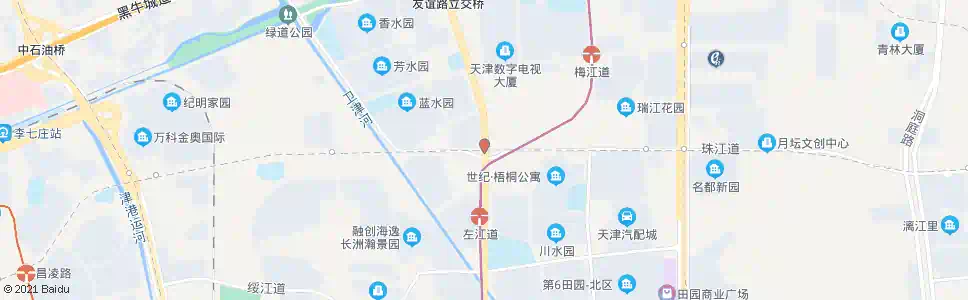 天津友谊南路_公交站地图_天津公交_妙搜公交查询2025
