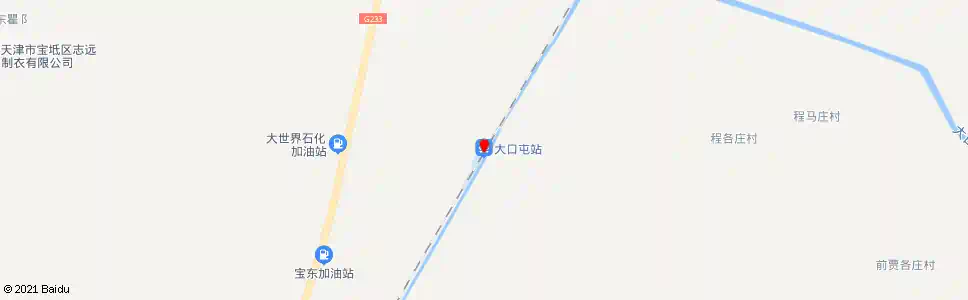 天津大口屯路_公交站地图_天津公交_妙搜公交查询2025