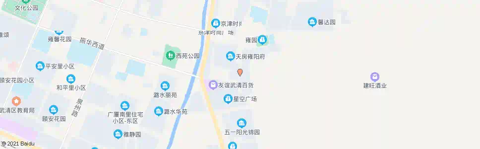天津团结西里东门_公交站地图_天津公交_妙搜公交查询2025