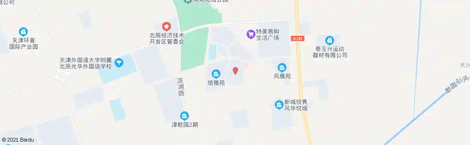 天津富雅苑_公交站地图_天津公交_妙搜公交查询2025