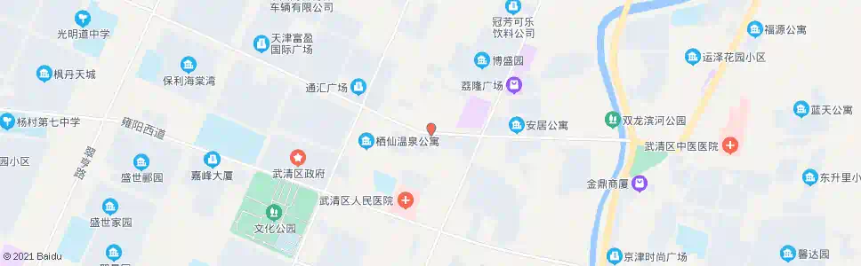 天津杨村六中_公交站地图_天津公交_妙搜公交查询2025