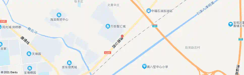 天津高八庄_公交站地图_天津公交_妙搜公交查询2025