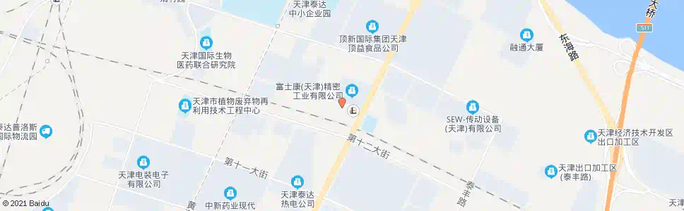 天津泰达公交公司_公交站地图_天津公交_妙搜公交查询2025