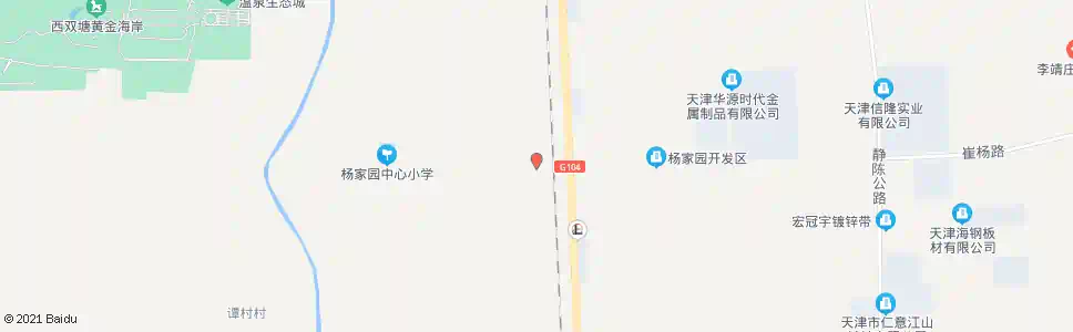 天津杨家园(京福公路)_公交站地图_天津公交_妙搜公交查询2025