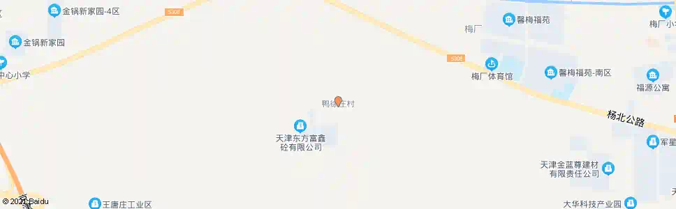 天津鸭徐庄_公交站地图_天津公交_妙搜公交查询2025