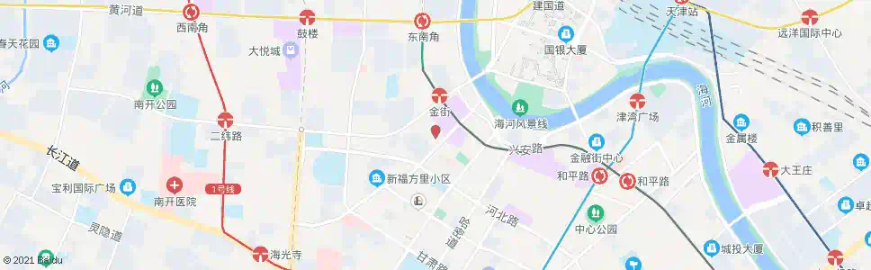 天津禄安大街百货大楼_公交站地图_天津公交_妙搜公交查询2025