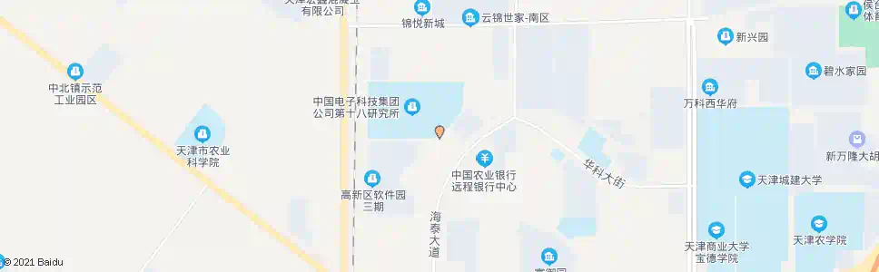 天津电子科技十八所_公交站地图_天津公交_妙搜公交查询2025