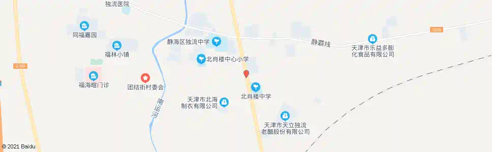 天津北肖楼_公交站地图_天津公交_妙搜公交查询2025