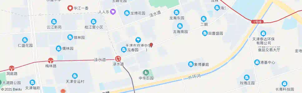 天津宝聚家园_公交站地图_天津公交_妙搜公交查询2025