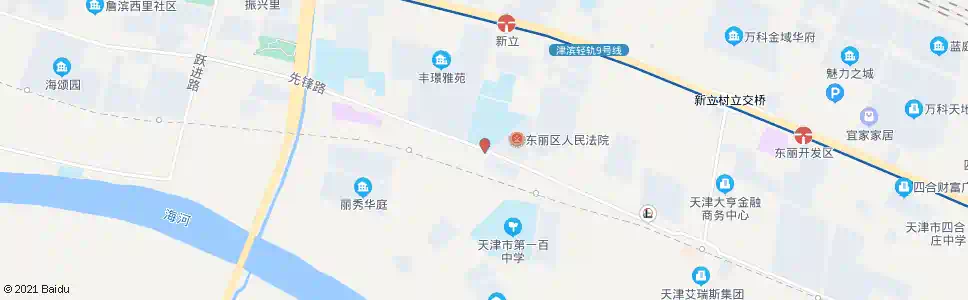 天津鉴开中学_公交站地图_天津公交_妙搜公交查询2025