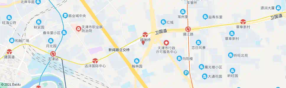 天津新东方家园_公交站地图_天津公交_妙搜公交查询2025