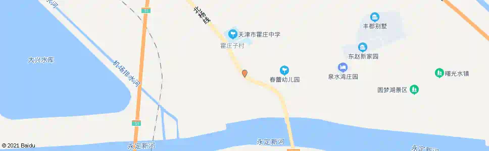 天津霍庄子_公交站地图_天津公交_妙搜公交查询2025
