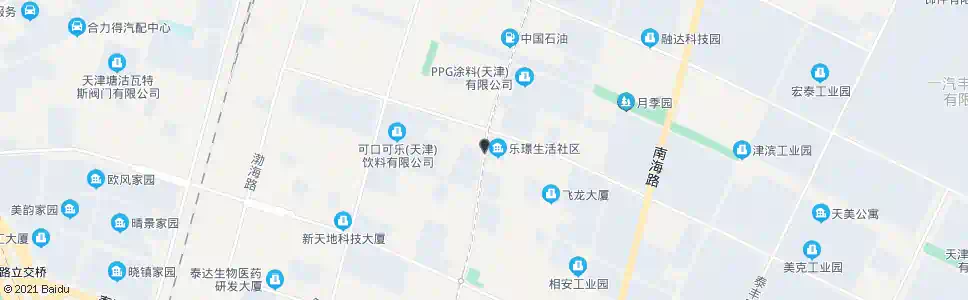 天津天海公寓_公交站地图_天津公交_妙搜公交查询2025