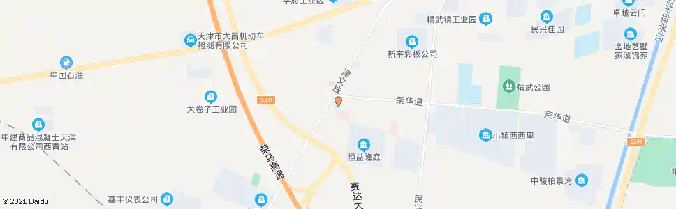 天津精武镇派出所_公交站地图_天津公交_妙搜公交查询2025