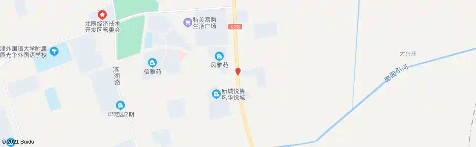 天津下殷庄_公交站地图_天津公交_妙搜公交查询2025