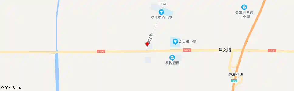 天津梁头镇政府_公交站地图_天津公交_妙搜公交查询2025