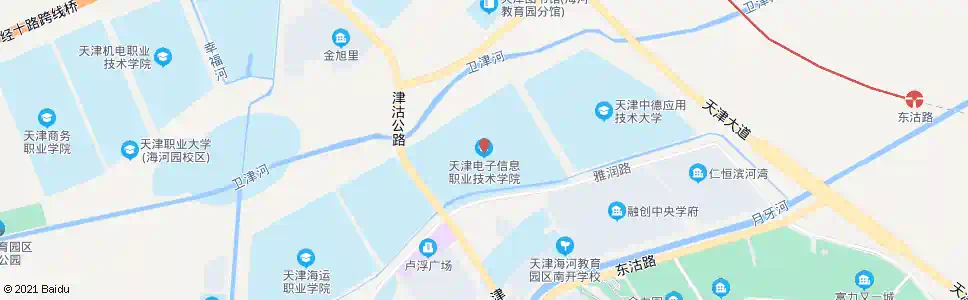 天津电子信息职业学校_公交站地图_天津公交_妙搜公交查询2025