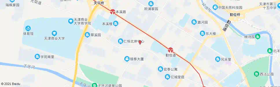 天津同心楼_公交站地图_天津公交_妙搜公交查询2025