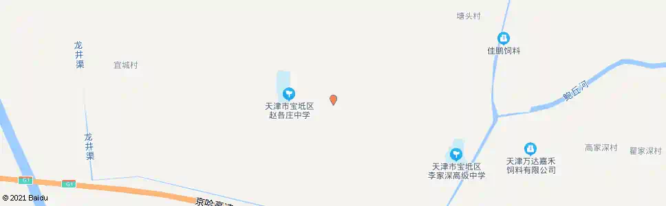 天津赵各庄_公交站地图_天津公交_妙搜公交查询2025