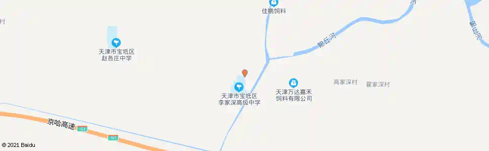 天津李家深高中_公交站地图_天津公交_妙搜公交查询2025