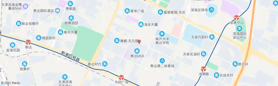 天津九园第二大街_公交站地图_天津公交_妙搜公交查询2025
