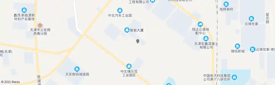 天津中联产业服务区_公交站地图_天津公交_妙搜公交查询2025
