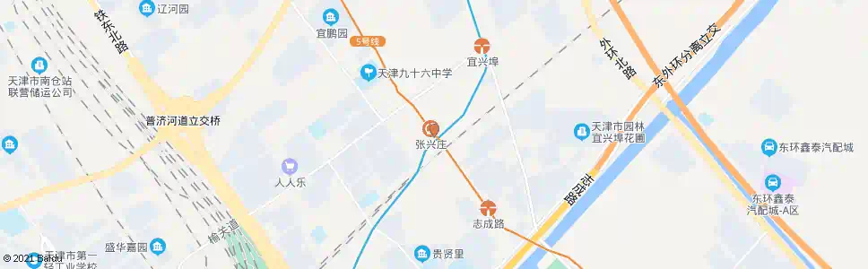 天津张兴庄站_公交站地图_天津公交_妙搜公交查询2025
