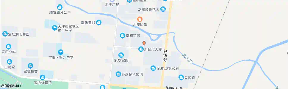 天津馨逸家园_公交站地图_天津公交_妙搜公交查询2025