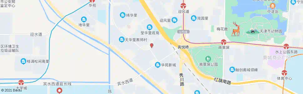 天津华苑东路_公交站地图_天津公交_妙搜公交查询2025
