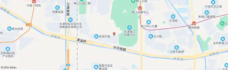天津悦波路_公交站地图_天津公交_妙搜公交查询2025