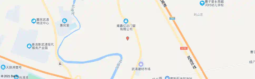 天津费庄村_公交站地图_天津公交_妙搜公交查询2025