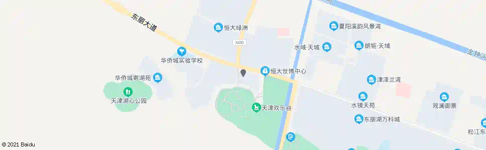 天津天津华侨城_公交站地图_天津公交_妙搜公交查询2025