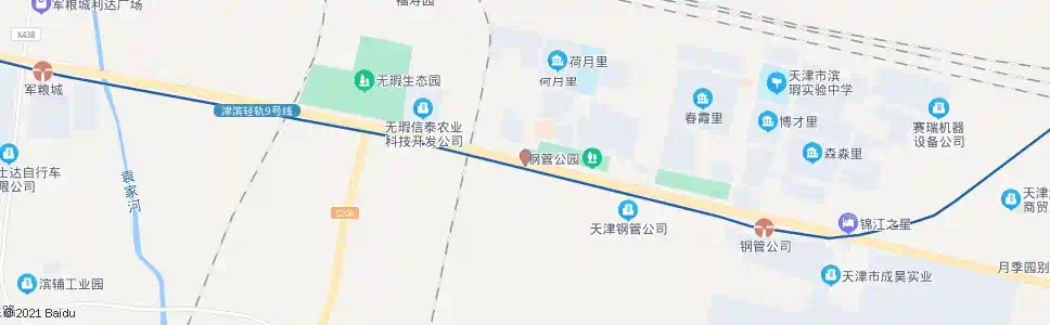 天津无瑕道_公交站地图_天津公交_妙搜公交查询2025