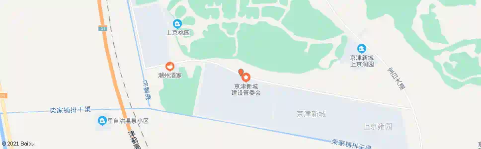 天津上京顺园_公交站地图_天津公交_妙搜公交查询2025