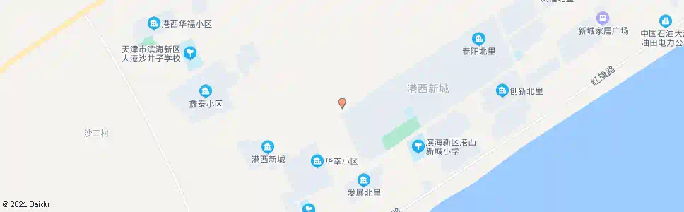 天津海滨街社区服务中心_公交站地图_天津公交_妙搜公交查询2025