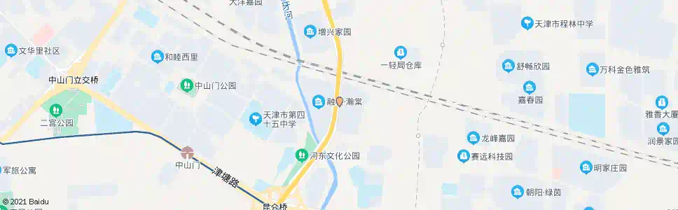 天津宁月花园_公交站地图_天津公交_妙搜公交查询2025