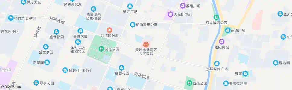 天津武清区人民医院_公交站地图_天津公交_妙搜公交查询2025