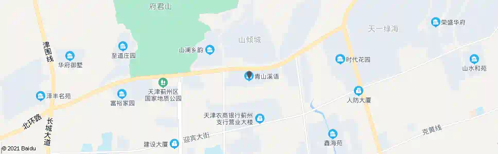天津青山溪语_公交站地图_天津公交_妙搜公交查询2025