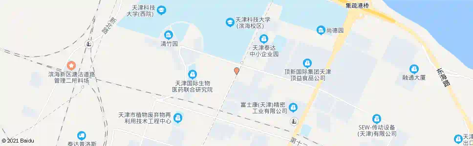 天津第十三大街(黄海路)_公交站地图_天津公交_妙搜公交查询2025