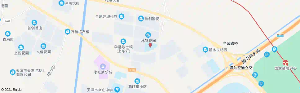 天津高庄子小学_公交站地图_天津公交_妙搜公交查询2025