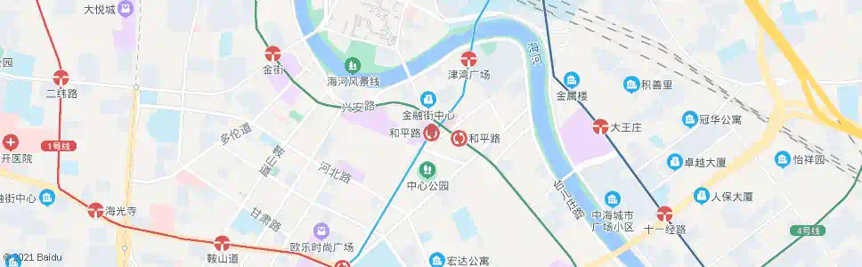 天津和平路站_公交站地图_天津公交_妙搜公交查询2025