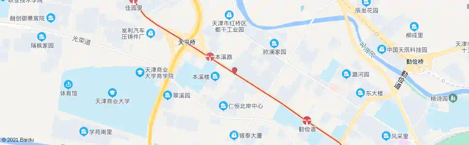 天津宁城楼_公交站地图_天津公交_妙搜公交查询2025