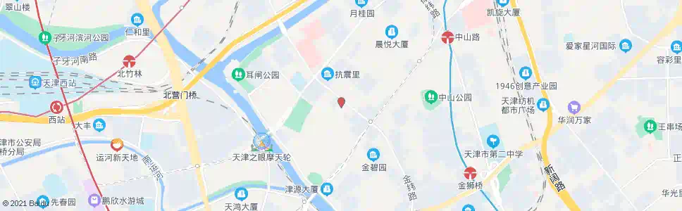 天津河北工大分院图书馆_公交站地图_天津公交_妙搜公交查询2025