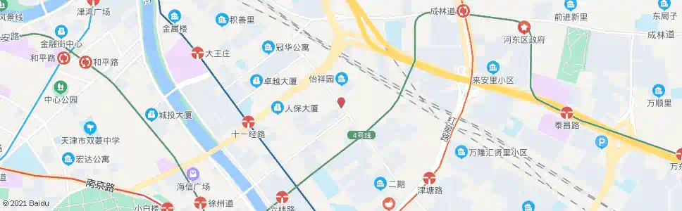 天津十三经路_公交站地图_天津公交_妙搜公交查询2025