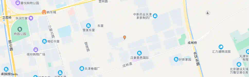 天津登州里_公交站地图_天津公交_妙搜公交查询2025