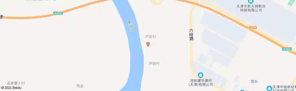 天津芦中村_公交站地图_天津公交_妙搜公交查询2025