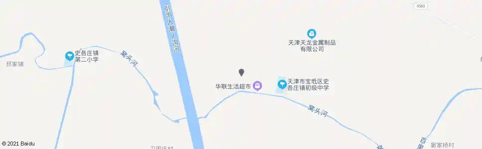 天津史各庄_公交站地图_天津公交_妙搜公交查询2025