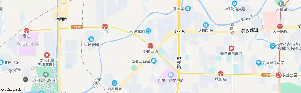 天津芥园西道公交站_公交站地图_天津公交_妙搜公交查询2025
